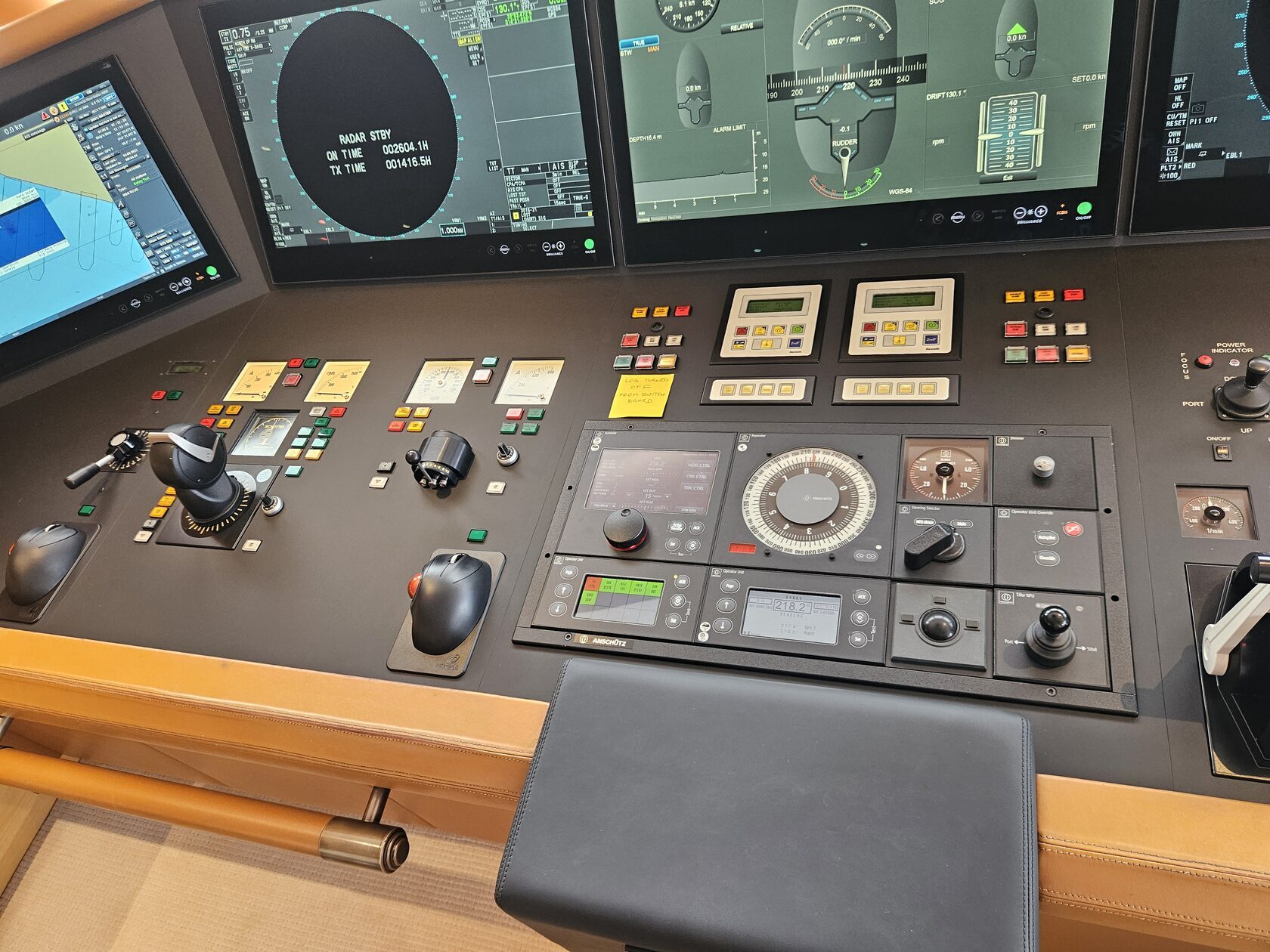Console after