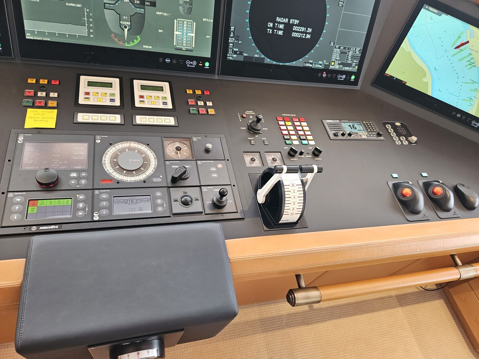 Console after